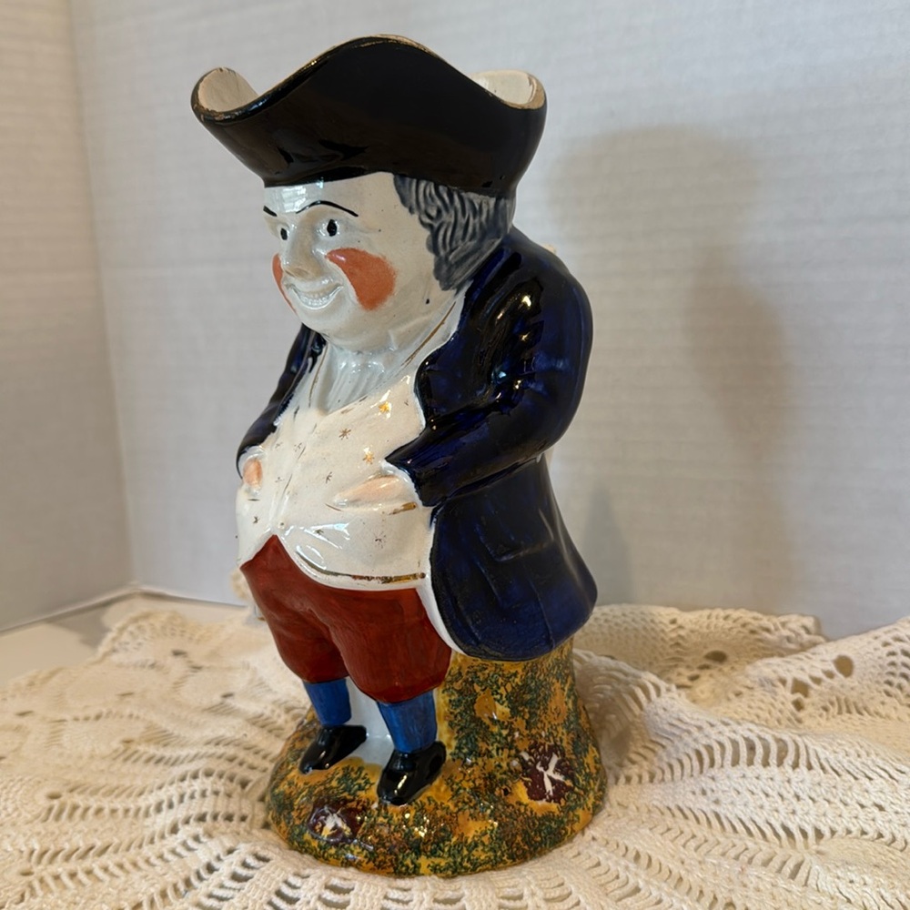 ANTIQUE STAFFORDSHIRE TOBY JUG
PITCHER c 1860